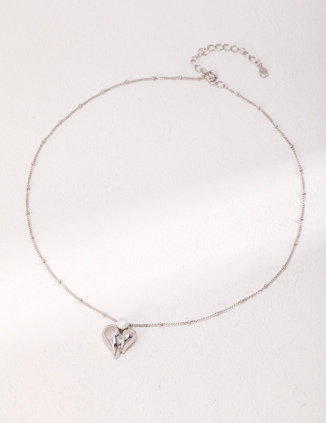 Heart Pearl Necklace