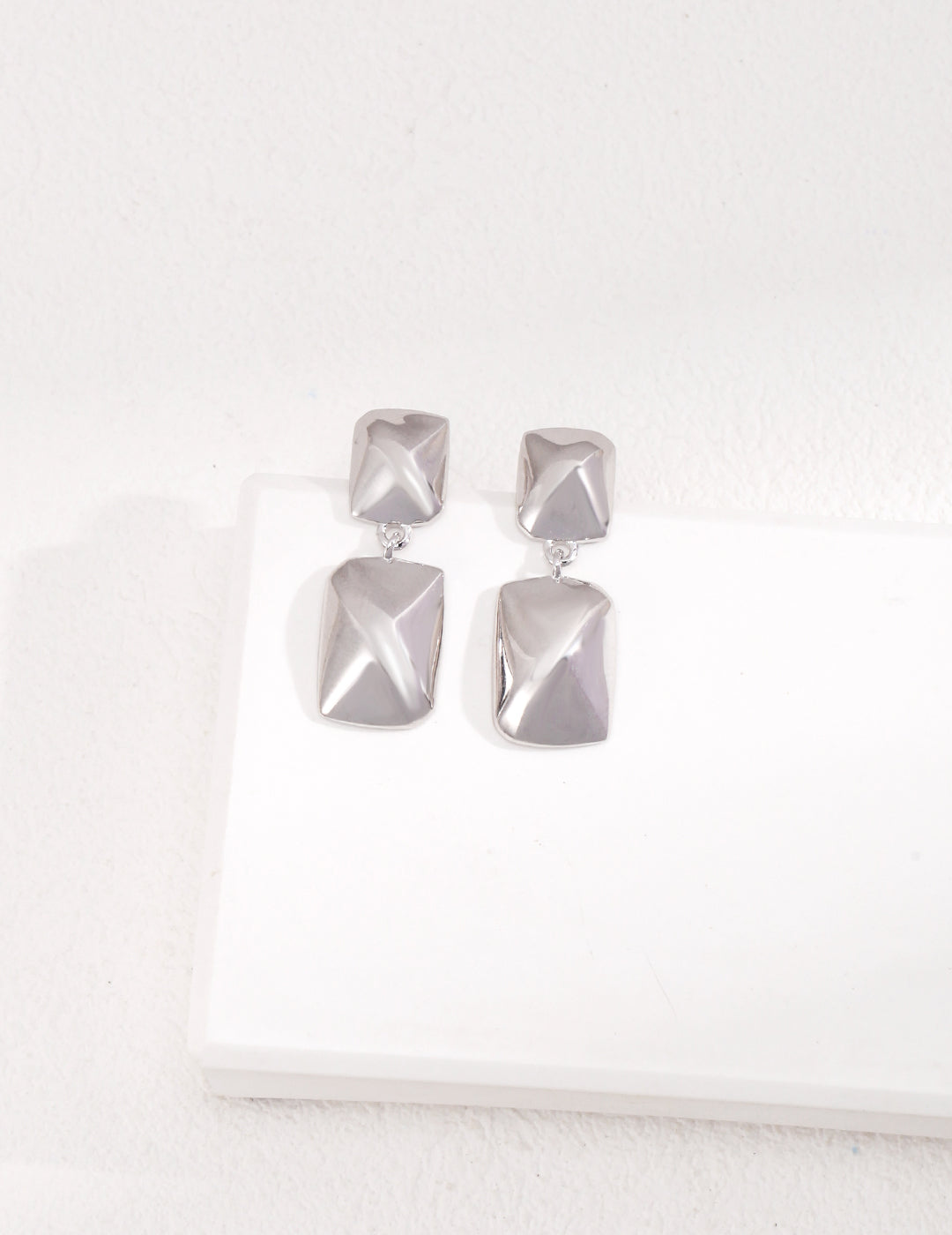  Simple Rectangular Drop Earrings