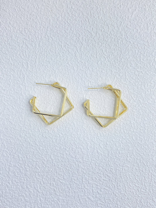 Square Hoop Earrings