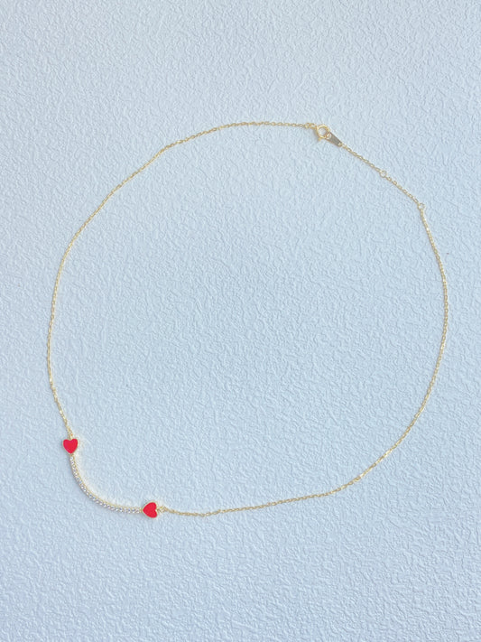 Minimalist Smile Bar Necklace