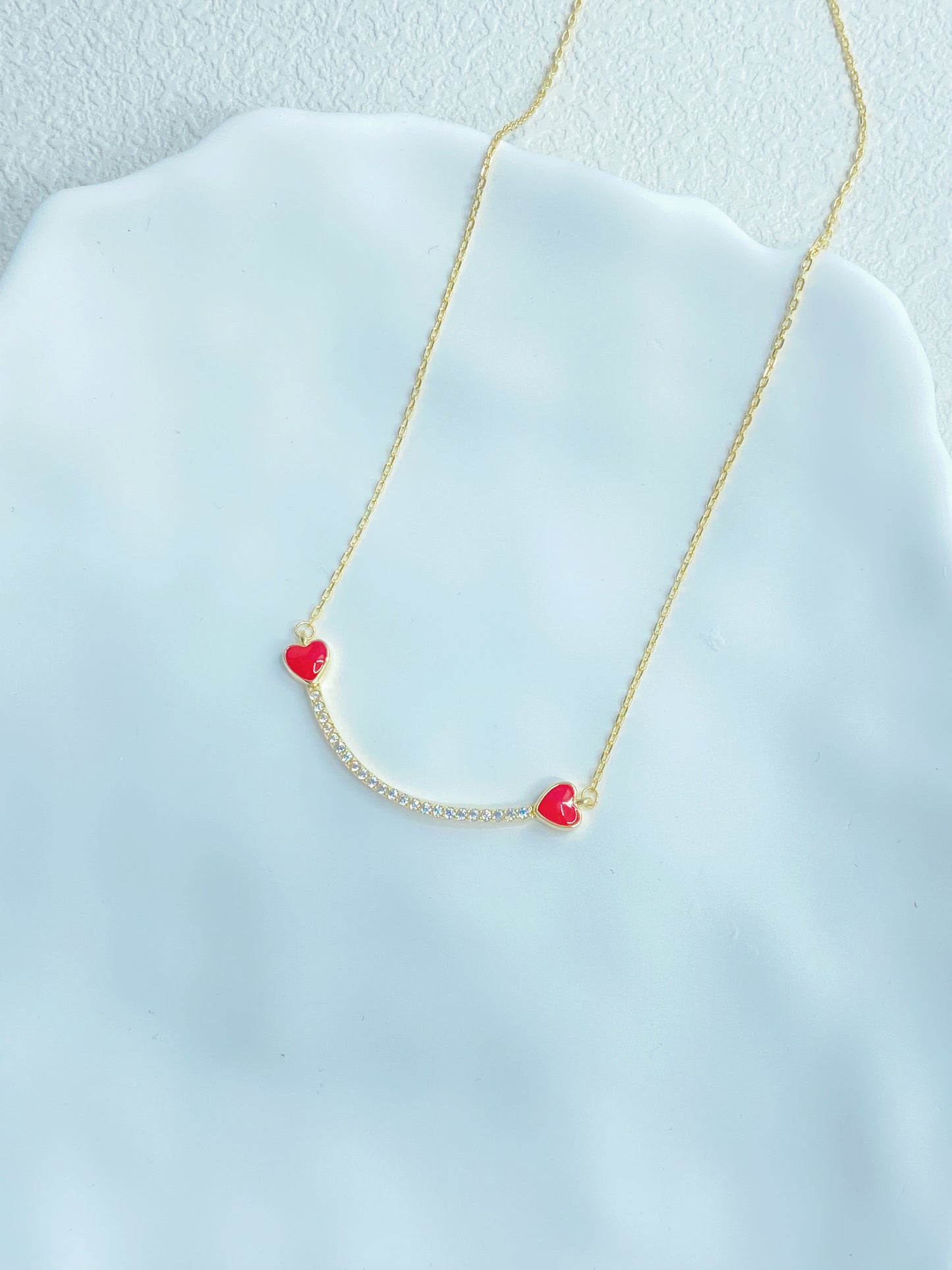 Minimalist Smile Bar Necklace