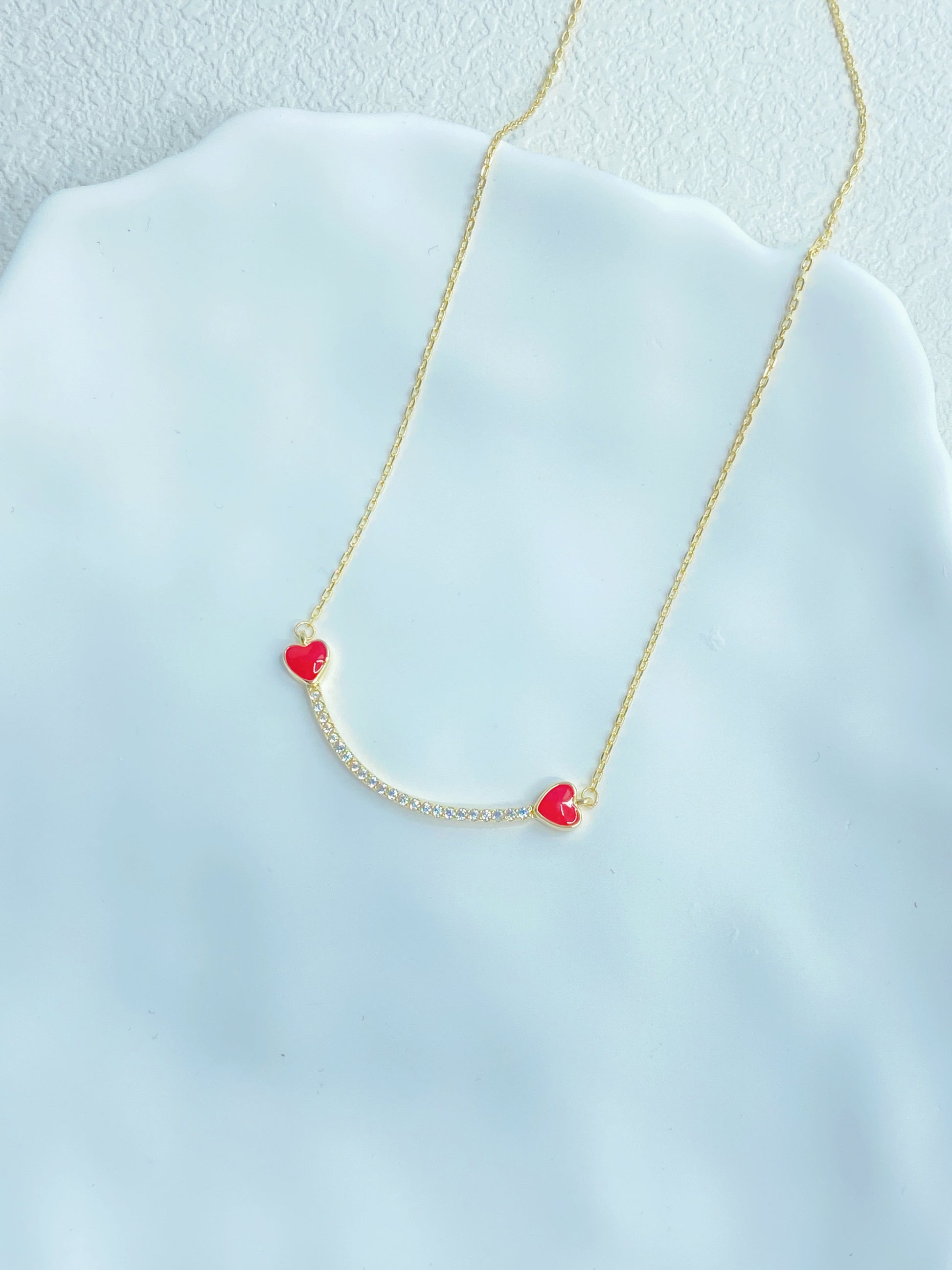 Minimalist Smile Bar Necklace