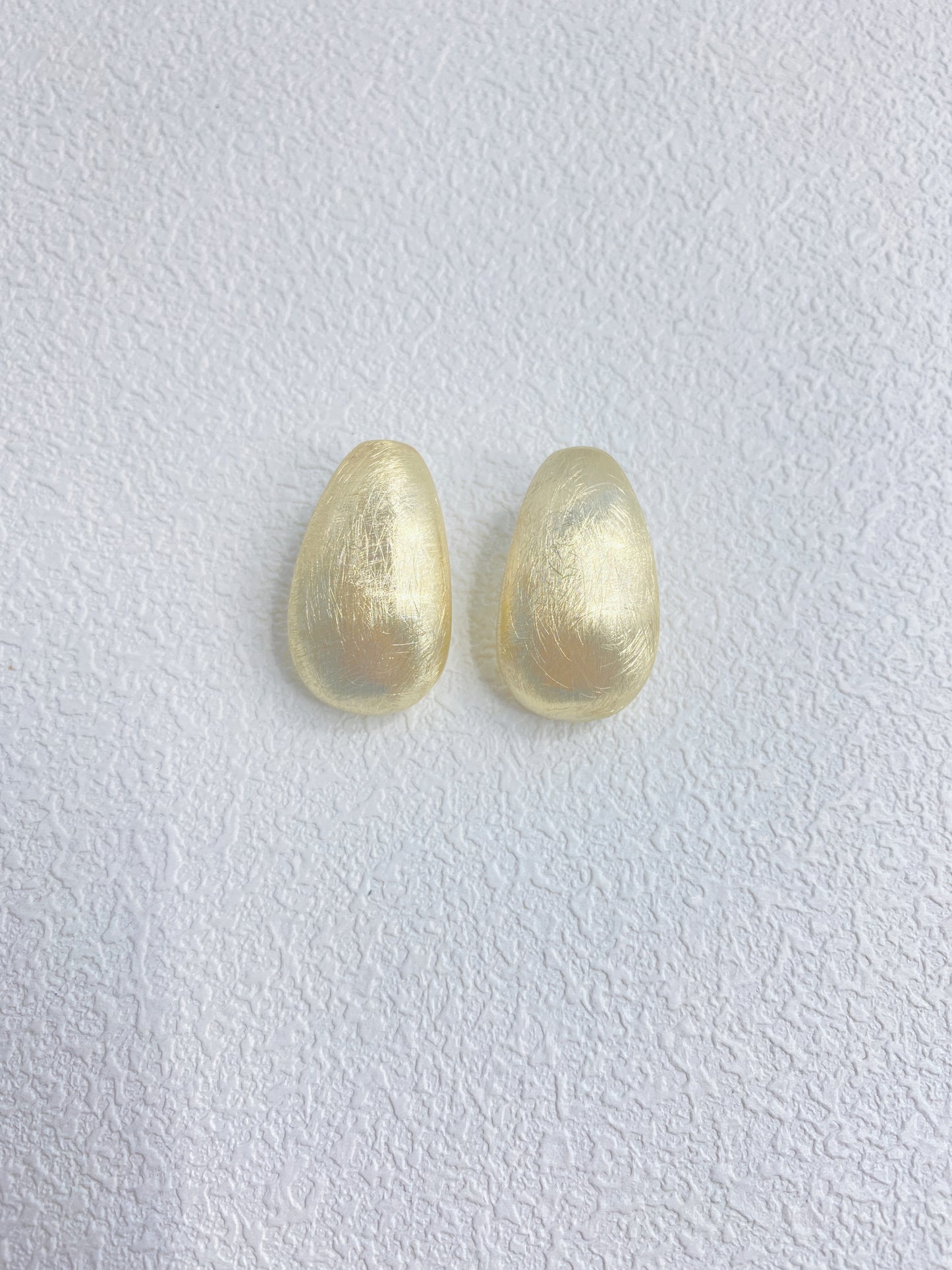 Brushed Frosted Stud Earrings