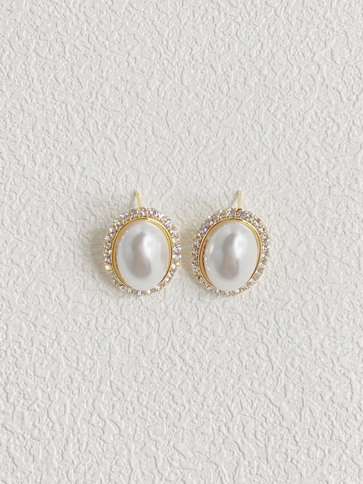  View details for Oval Pearl Stud Earrings Oval Pearl Stud Earrings